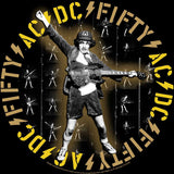 AC/DC 50th Anniversary Graphic T-Shirt - Official Classic Rock Band Concert Tee