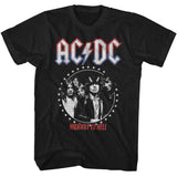 AC/DC Americana Star Circle Graphic T-Shirt - Official Classic Rock Band Tee