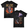 AC/DC Rock or Bust Graphic T-Shirt - Official Two-Sided World Tour Band Tee