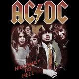 AC/DC Highway to Hell Songs Graphic T-Shirt - Official Two-Sided Band Tee