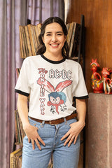 AC/DC Fly On The Wall Graphic T-Shirt - Official Classic Rock Band Tee - 100% Cotton Short Sleeve