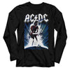 AC/DC Stacked Repeat Logo Graphic Sweatshirt- Official Classic Rock Band Tee