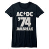 AC/DC Jailbreak Graphic Tee - Vintage 70s Hard Rock Concert Apparel - Music Fan Gift