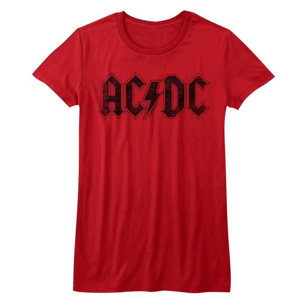 AC/DC Classic Logo Adult Graphic T-Shirt - Retro Rock Music Clothing - Concert Lover Gift Idea