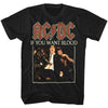 AC/DC If You Want Blood Adult Graphic T-Shirt - Retro Rock Music Clothing - Concert Lover Gift Idea