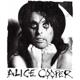 Alice Cooper A Cooper Photograph Graphic T-Shirt - Classic Rock Music Clothing - Vintage Concert Lover Gift Idea