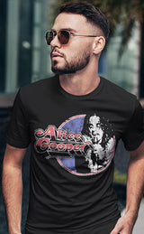 Alice Cooper Classic Alice Graphic T-Shirt - Classic Rock Music Clothing - Vintage Concert Lover Gift Idea