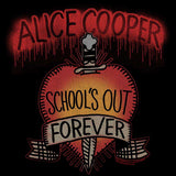 Alice Cooper Schools Out Graphic T-Shirt - Classic Rock Music Clothing - Vintage Concert Lover Gift Idea