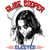 Alice Cooper Elected Graphic T-Shirt - Classic Rock Music Clothing - Vintage Concert Lover Gift Idea