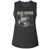 Alice Cooper In Concert Ladies Graphic Tank Top - Classic Rock Music Clothing - Vintage Concert Lover Gift Idea