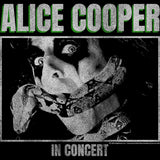 Alice Cooper-In Concert Graphic T-Shirt - Classic Rock Music Clothing - Vintage Concert Lover Gift Idea