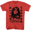 Alice Cooper Cobo Arena 1971 Graphic T-Shirt - Classic Rock Music Clothing - Vintage Concert Lover Gift Idea