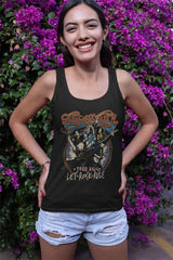 Aerosmith Let Rock Rule Ladies Graphic Tank Top - Classic Rock Music Clothing - Vintage Concert Lover Gift Idea