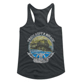 Aerosmith Rollin Ladies Graphic Tank Top - Classic Rock Music Clothing - Vintage Concert Lover Gift Idea