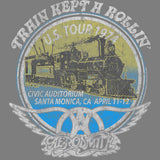 Aerosmith Rollin Graphic T-Shirt - Classic Rock Music Clothing - Vintage Concert Lover Gift Idea