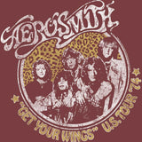 Aerosmith Getyourwings Graphic T-Shirt - Classic Rock Music Clothing - Vintage Concert Lover Gift Idea