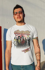 Aerosmith Nice Jackets Graphic T-Shirt - Classic Rock Music Clothing - Vintage Concert Lover Gift Idea