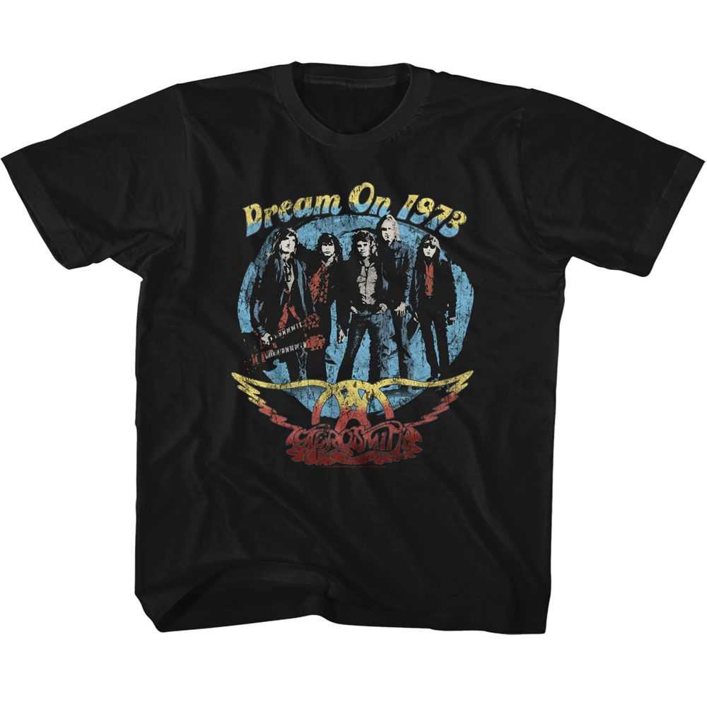 Aerosmith Dream On Youth Graphic T-Shirt - Retro Rock Music Clothing - Young Concert Lover Gift Idea