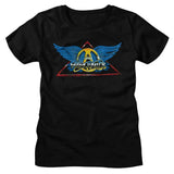 Aerosmith Logo Graphic T-Shirt - Classic Rock Music Clothing - Vintage Concert Lover Gift Idea