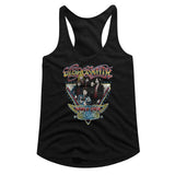 Aerosmith World Tour Ladies Graphic Tank Top - Classic Rock Music Clothing - Vintage Concert Lover Gift Idea