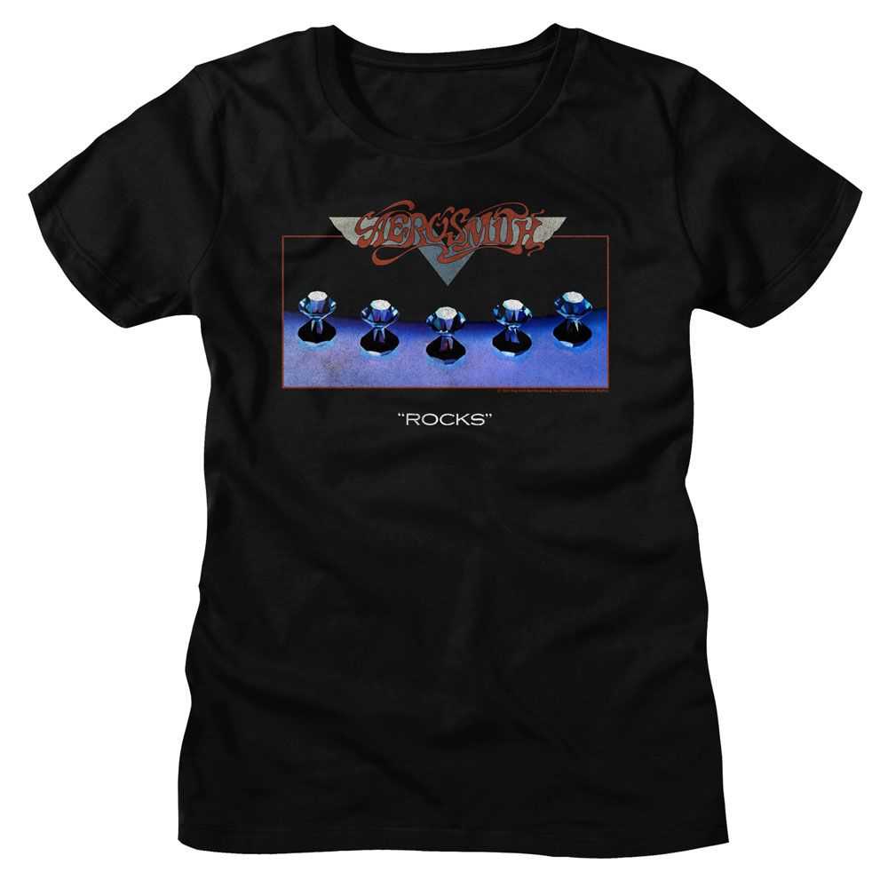 Aerosmith Rocks Adult Graphic T-Shirt - Retro Rock Music Clothing - Concert Lover Gift Idea