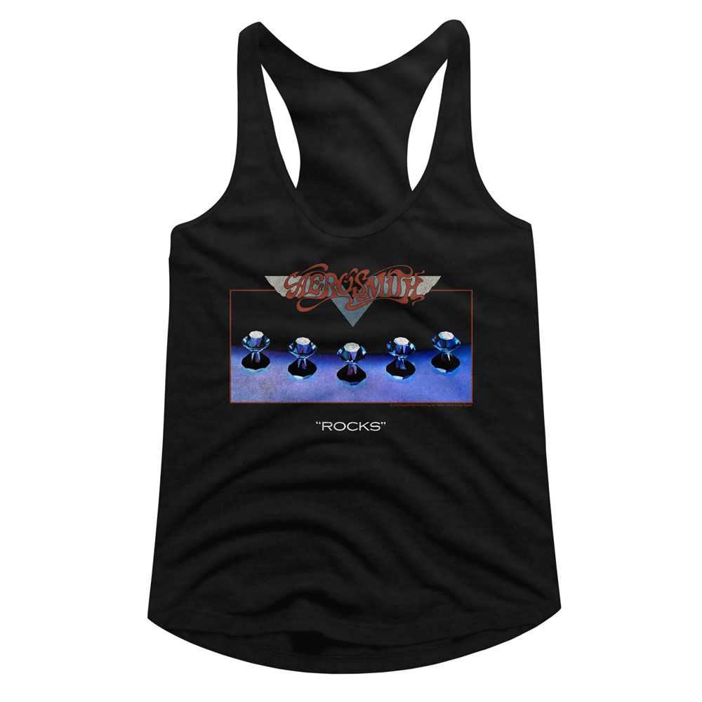 Aerosmith Rocks Adult Woman Tank Top - Retro Rock Music Clothing - Concert Lover Gift Idea