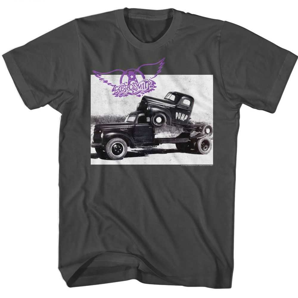 Aerosmith Pump Adult Graphic T-Shirt - Retro Rock Music Clothing - Concert Lover Gift Idea