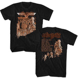 Aerosmith Toys Cover Art 2-Sided Graphic T-Shirt - Classic Rock Music Clothing - Vintage Concert Lover Gift Idea