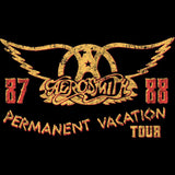 Aerosmith Permanent Tour 87-88 2-Sided Graphic T-Shirt - Classic Rock Music Clothing - Vintage Concert Lover Gift Idea