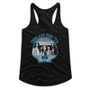 Aerosmith Dream On Blue White Ladies Graphic Tank Top - Classic Rock Music Clothing - Vintage Concert Lover Gift Idea