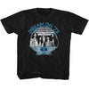 Aerosmith Dream On Blue and White Youth Graphic T-Shirt - Classic Rock Music Clothing - Vintage Concert Lover Gift Idea