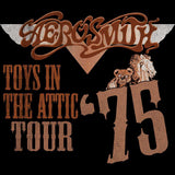Aerosmith TITA Tour 75 2-Sided Graphic T-Shirt - Classic Rock Music Clothing - Vintage Concert Lover Gift Idea