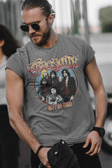 Aerosmith 1977 Tour Graphic T-Shirt - Classic Rock Music Clothing - Vintage Concert Lover Gift Idea