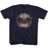 Aerosmith Aerocircle Youth Graphic T-Shirt - Classic Rock Music Clothing - Vintage Concert Lover Gift Idea