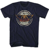 Aerosmith Aerocircle Graphic T-Shirt - Classic Rock Music Clothing - Vintage Concert Lover Gift Idea