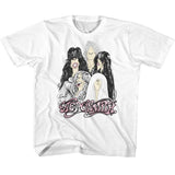 Aerosmith Cartoons Youth Graphic T-Shirt - Classic Rock Music Clothing - Vintage Concert Lover Gift Idea