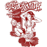 Aerosmith Permanentvacation Graphic T-Shirt - Classic Rock Music Clothing - Vintage Concert Lover Gift Idea