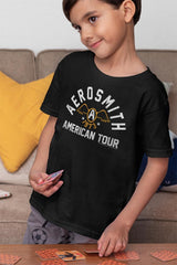 Aerosmith Seventythree Youth Graphic T-Shirt - Classic Rock Music Clothing - Vintage Concert Lover Gift Idea