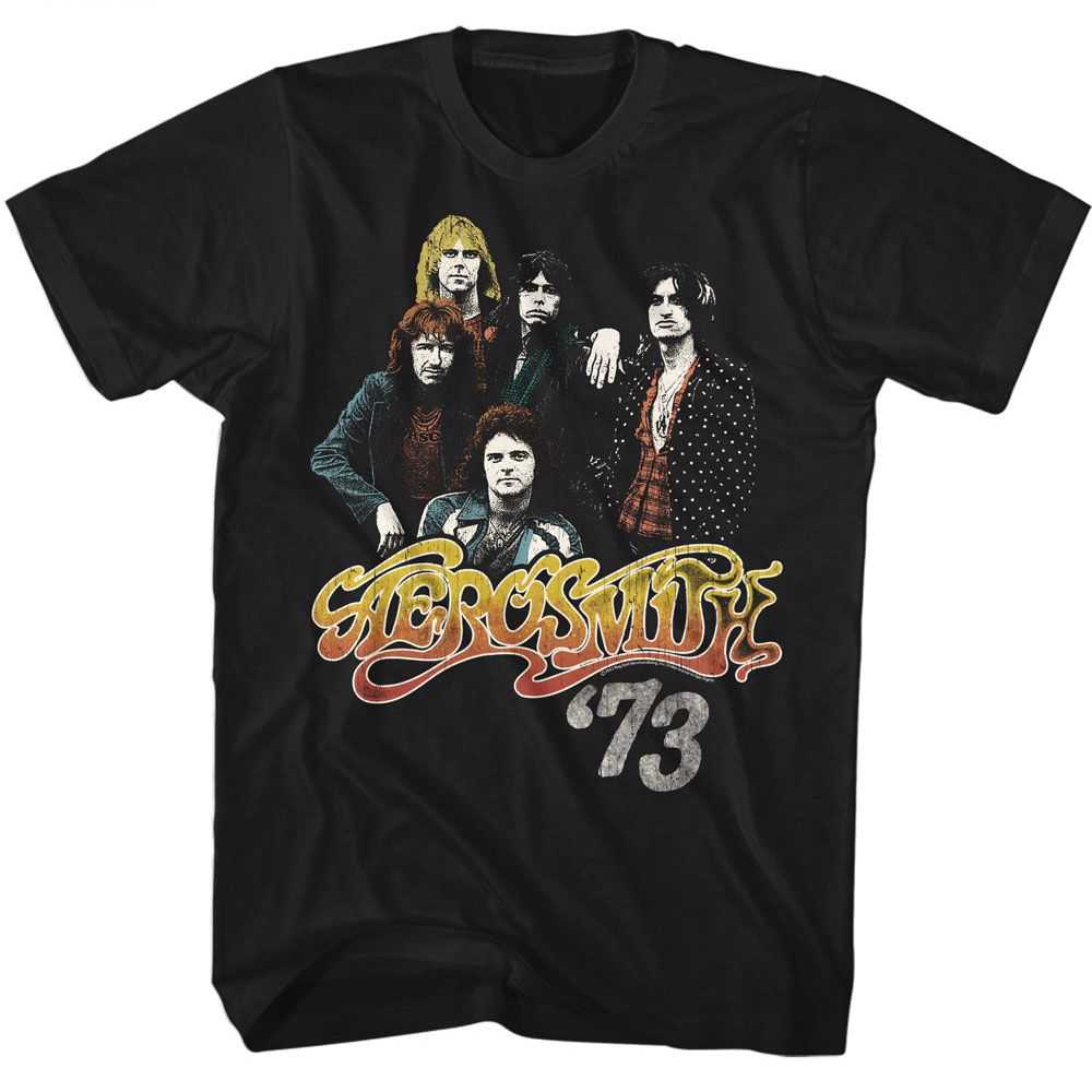 Aerosmith Dream On 73 Adult Graphic T-Shirt - Retro Rock Music Clothing - Concert Lover Gift Idea