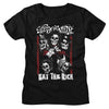 Aerosmith Eat The Rich Skull Graphic T-Shirt - Classic Rock Music Clothing - Vintage Concert Lover Gift Idea