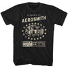 Aerosmith Boston Music Hall Graphic T-Shirt - Classic Rock Music Clothing - Vintage Concert Lover Gift Idea