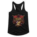 Aerosmith Perm Vacay Lizard Ladies Graphic Tank Top - Classic Rock Music Clothing - Vintage Concert Lover Gift Idea