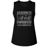 Aerosmith Wings Tour 74 Ladies Graphic Tank Top - Classic Rock Music Clothing - Vintage Concert Lover Gift Idea