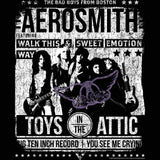 Aerosmith Aero Poster Ladies Graphic Tank Top - Classic Rock Music Clothing - Vintage Concert Lover Gift Idea