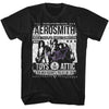 Aerosmith Aero Poster Adult Graphic T-Shirt - Retro Rock Music Clothing - Concert Lover Gift Idea