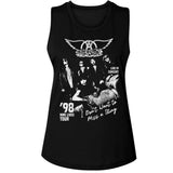 Aerosmith Miss A Thing Ladies Graphic Tank Top - Classic Rock Music Clothing - Vintage Concert Lover Gift Idea