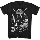 Aerosmith Miss A Thing Graphic T-Shirt - Classic Rock Music Clothing - Vintage Concert Lover Gift Idea