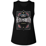 Aerosmith Box Graphic Ladies Tank Top - Classic Rock Music Clothing - Vintage Concert Lover Gift Idea