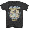 Aerosmith Nine Lives Recolor Graphic T-Shirt - Classic Rock Music Clothing - Vintage Concert Lover Gift Idea
