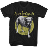 Alice In Chains Self Titled Graphic T-Shirt - Classic Rock Music Clothing - Vintage Concert Lover Gift Idea
